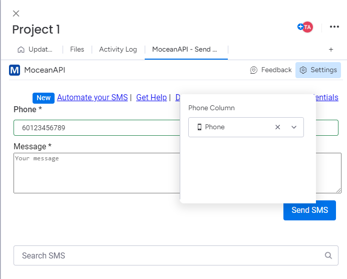 Configure Phone Column in monday part 2